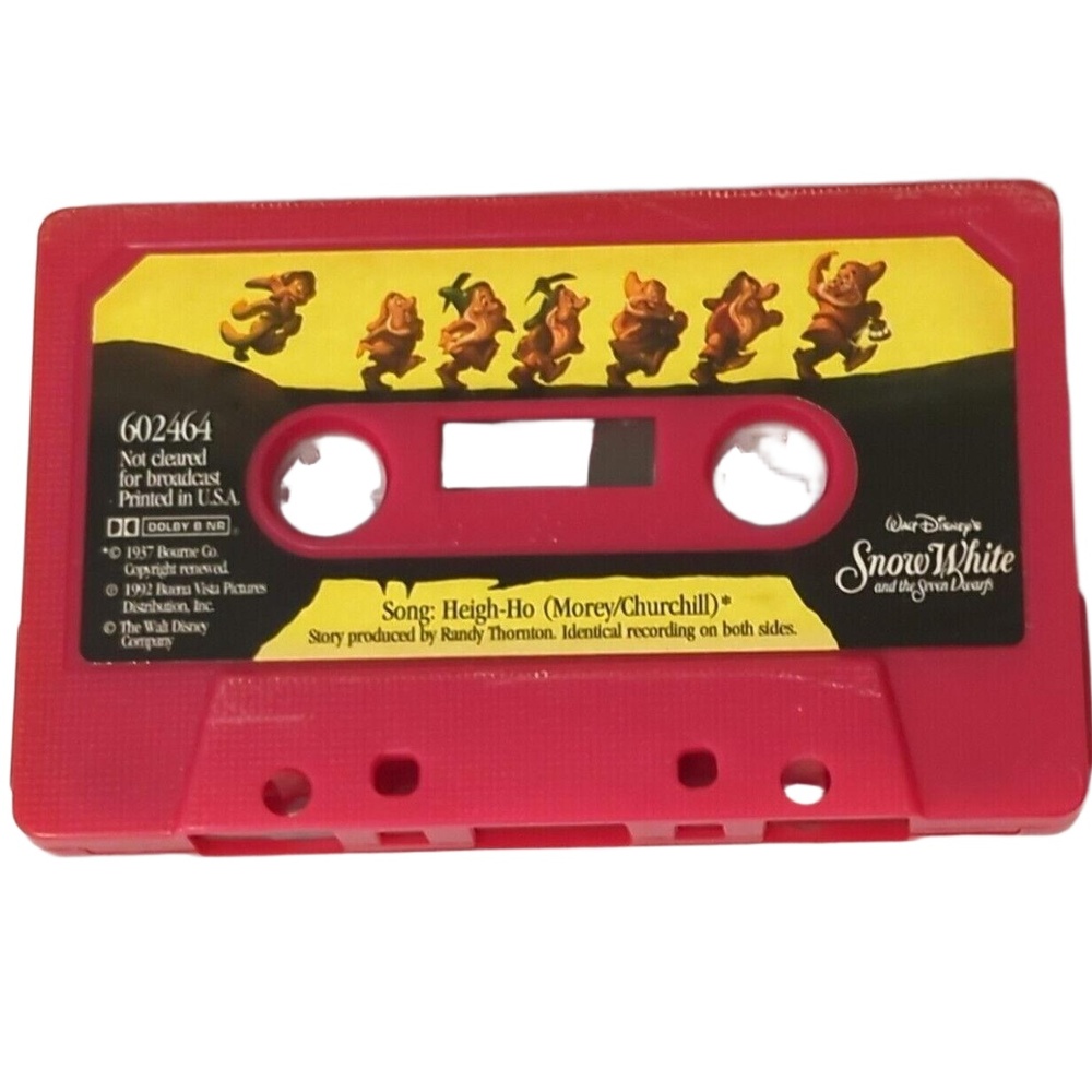 Snow White and the Seven Dwarfs, Walt Disney Read-Along Book & Tape - Picture 3 of 4